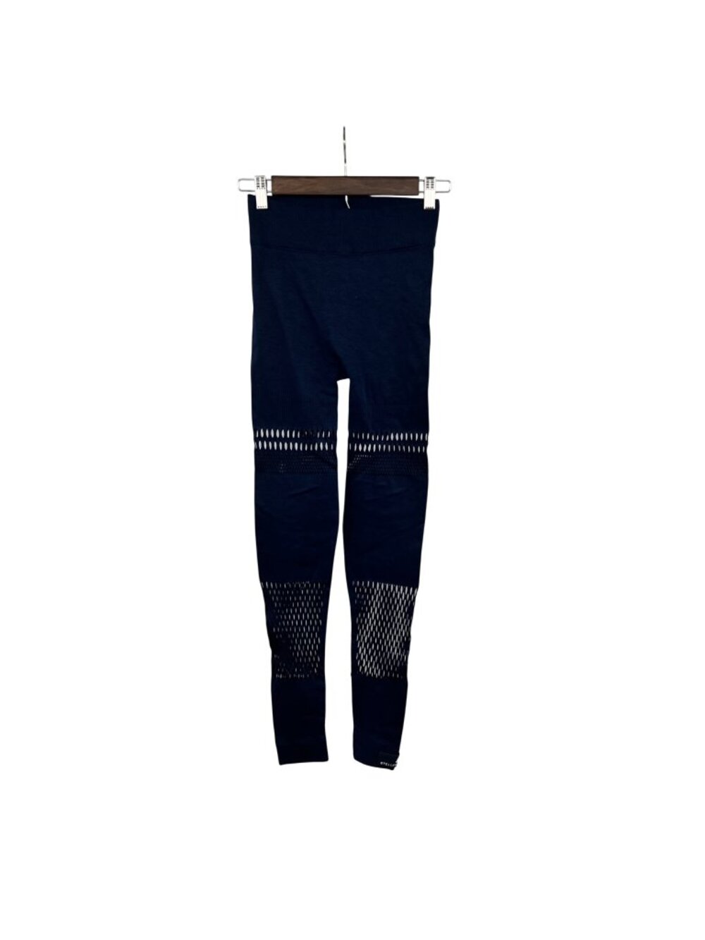 Adidas Stella McCartney Women's Cut Out Ankle Leggings Navy Size Medium